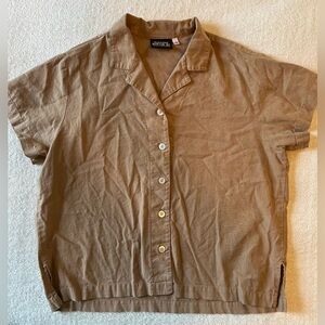 Big Bud Press Brown Button-Up Top